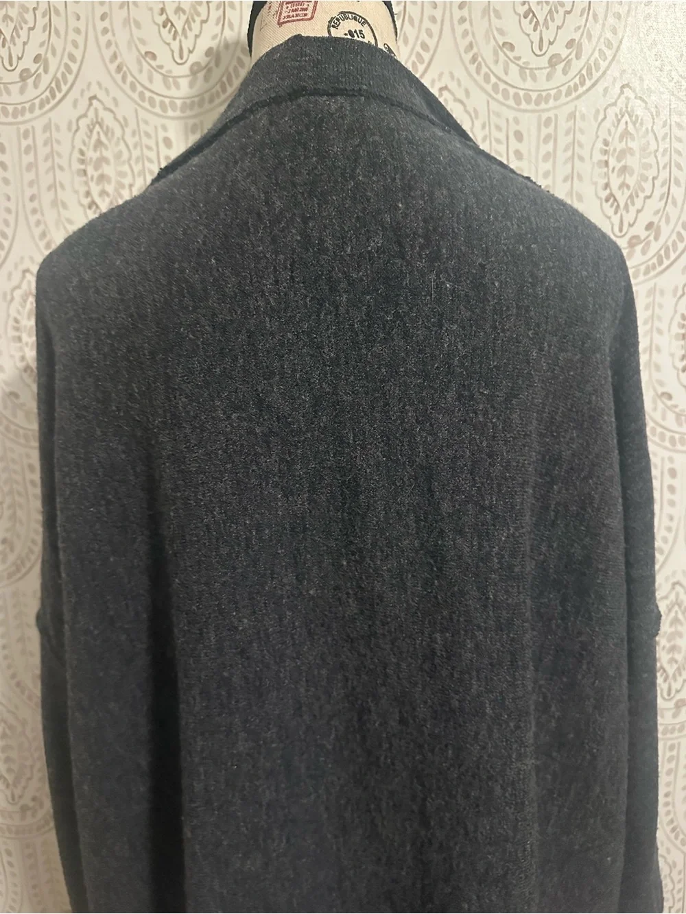Dark Blue Open-Front Women's Sweater Cardigan - used several times great basic